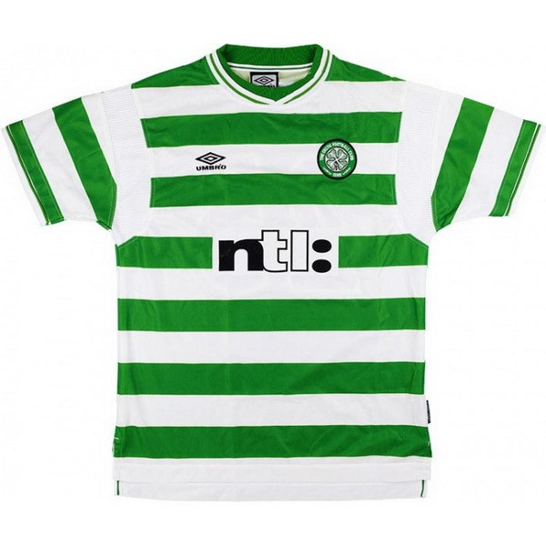 Tailandia Camiseta Celtic 1st Retro 1999 2001 Verde